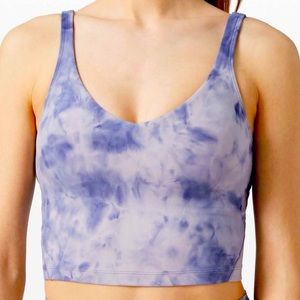 *NWT* Align Cropped Tank - Size 10 - Diamond Dye Iced Iris Peri Purple